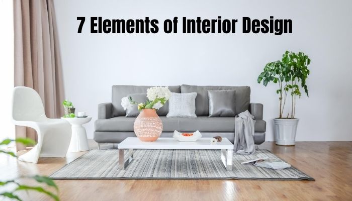 What are the 7 elements of interior design