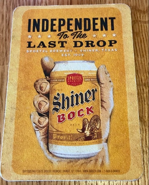 Shiner Alcohol content