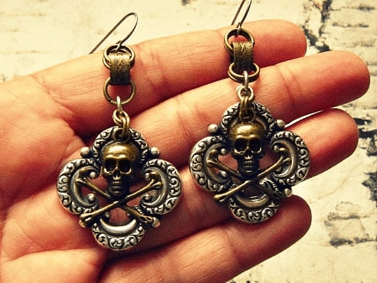 pirates earrings