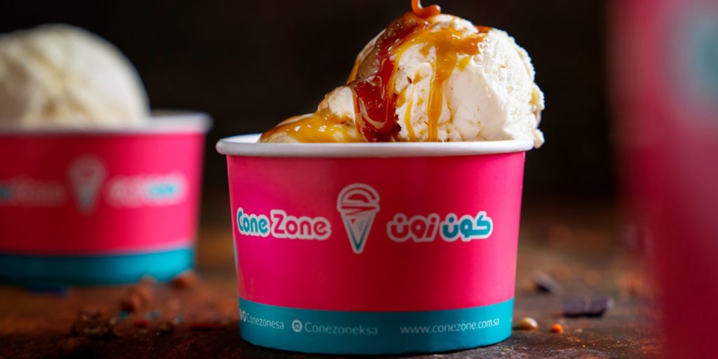 Premium ice cream in Saudi Arabia by cone zone