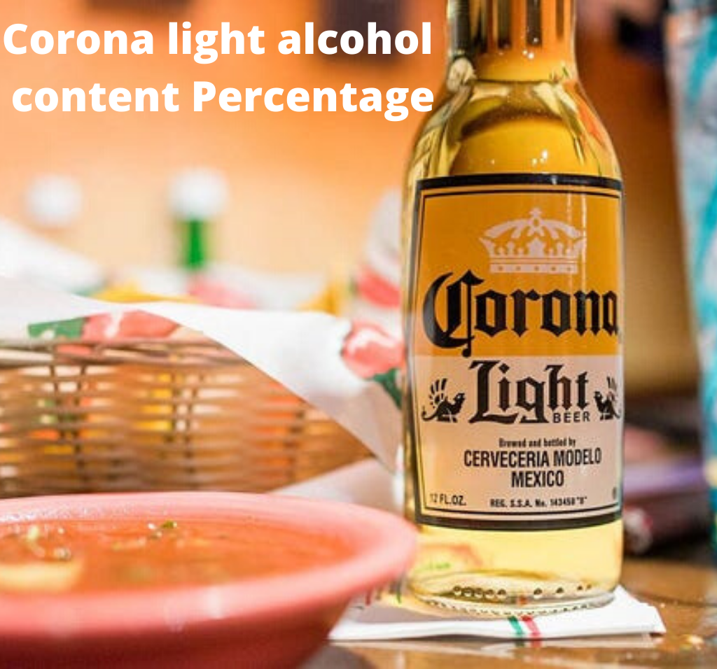 corona alcohol content